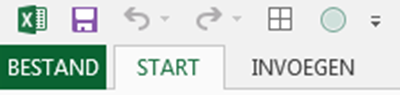 Aanpassen Werkbalk Snelle Toegang ExcelXL.nl trainingen en workshops