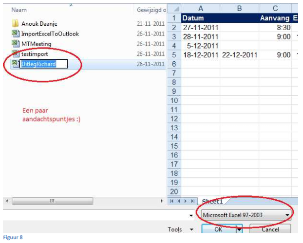 Excel importeren naar Outlook (2010) ExcelXL.nl trainingen en workshops