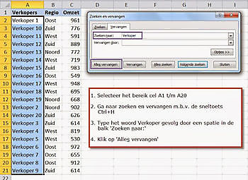 Sorteren van tekst met getallen ExcelXL.nl trainingen en workshops