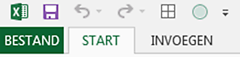 Aanpassen Werkbalk Snelle Toegang ExcelXL.nl trainingen en workshops