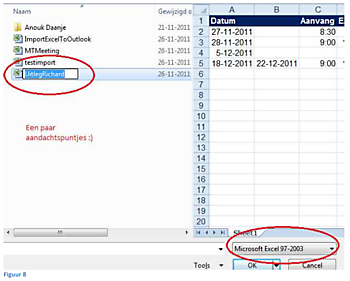 Excel importeren naar Outlook (2010) ExcelXL.nl trainingen en workshops