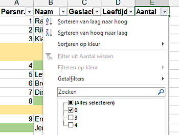 Lege Excel rijen verwijderen ExcelXL.nl trainingen en workshops