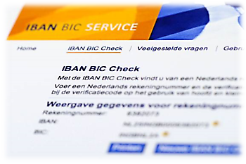 IBAN-nummer ExcelXL.nl trainingen en workshops