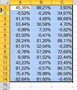 Negatieve Percentages In Het Rood ExcelXL.nl trainingen en workshops